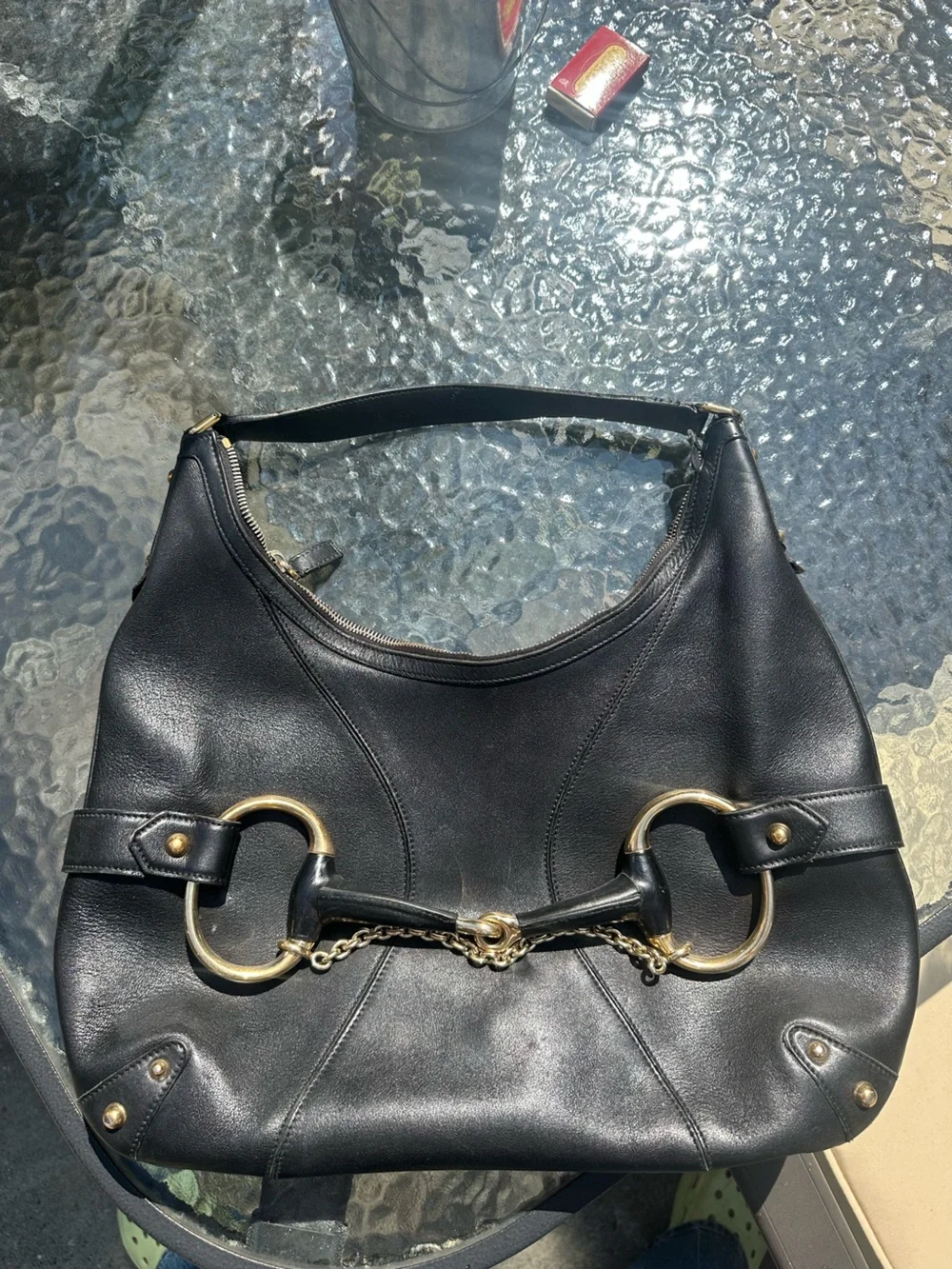 Gucci horsebit hobo bag